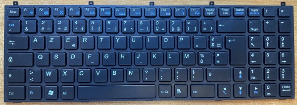 FR-Keyboard Clevo X7200