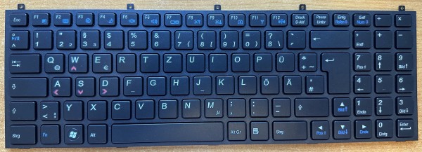 DE-Keyboard Clevo P150HM